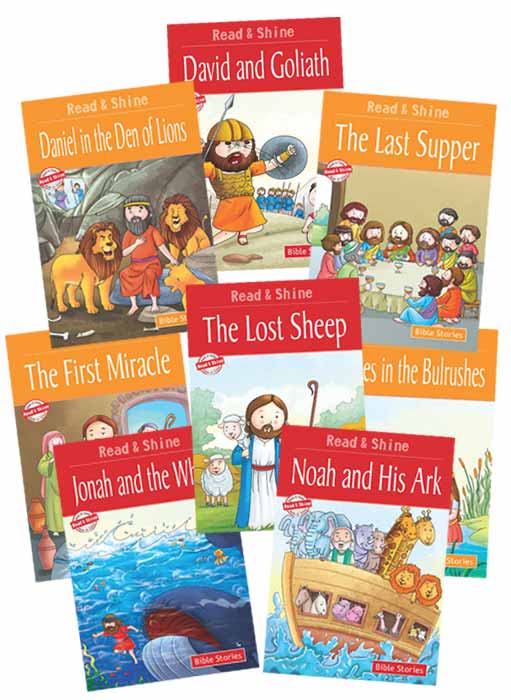 Set of 10 Bible Stories Picture Books for 3+ Year Old Children I