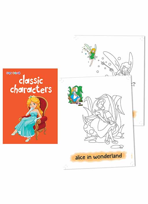 Set of 8 Copy Colour Colouring Books for 2+ Year Old Kids