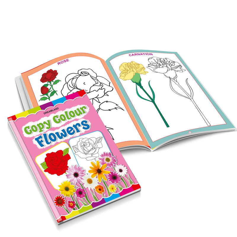 Copy Colour Book - 1 to 6 (Pack) : Drawing, Painting & Colouring Children Book By Dreamland Publications