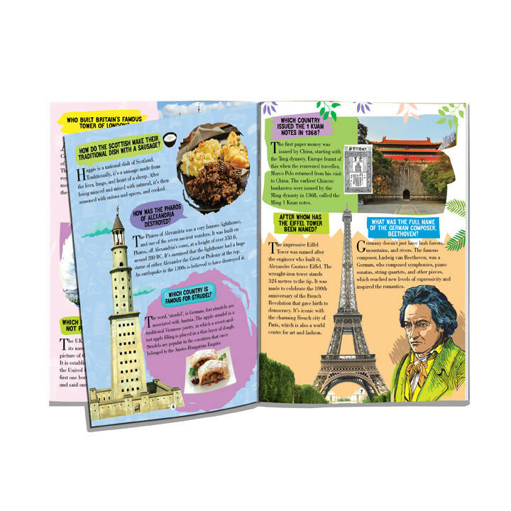 Amazing Places Encyclopedia for Children Age 5 - 15 Years- All About Trivia Questions and Answers : Reference Children Book by Dreamland Publications