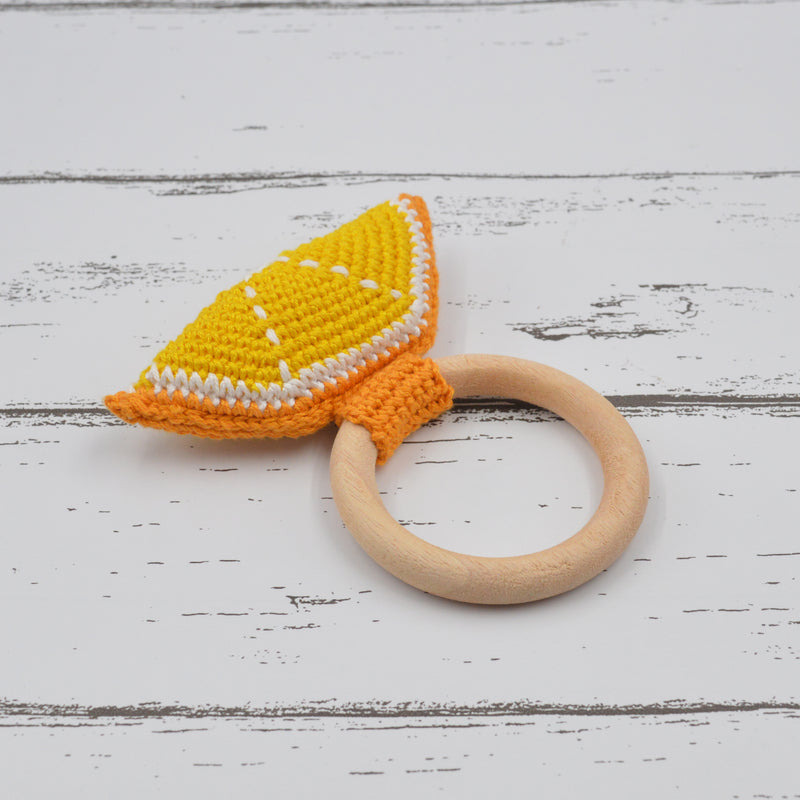 Lemon Crochet Rattle
