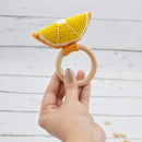 Lemon Crochet Rattle