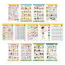 Early Learning Educational Charts for kids Perfect for Preschool, Homeschooling and Nursery Student