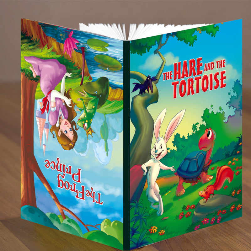 The Frog Prince, The Hare & the Tortoise 2 in 1 Story Books for kids