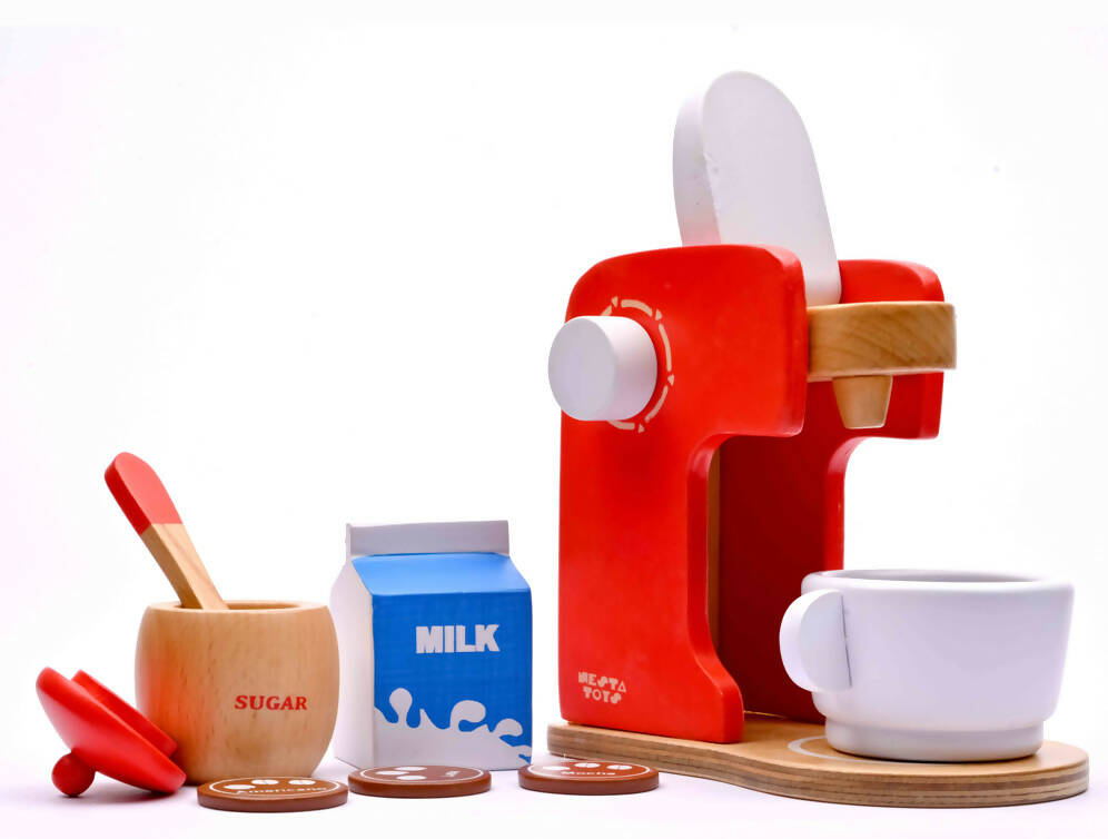 Wooden Coffee Maker Toy Kitchen Toy