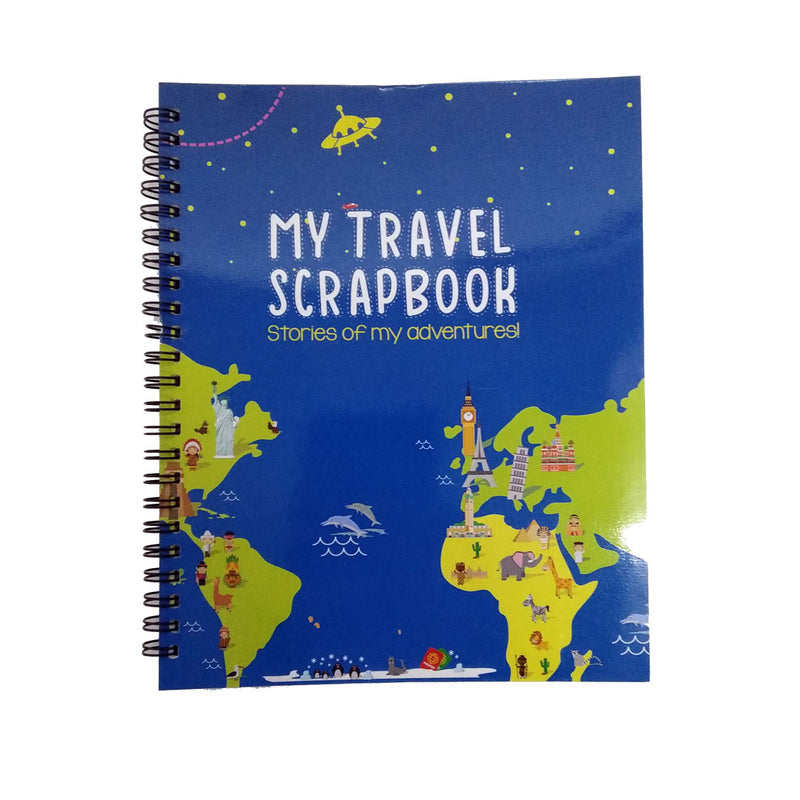 Travel Scrapbook with Stickers