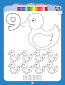 My Activity- Numbers Colouring Book : Interactive & Activity Children Book By Dreamland Publications 9789350898895