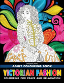 Victorian Fashion- Colouring Book for Adults : Colouring Books for Peace and Relaxation Children Book By Dreamland Publications 9789387177079