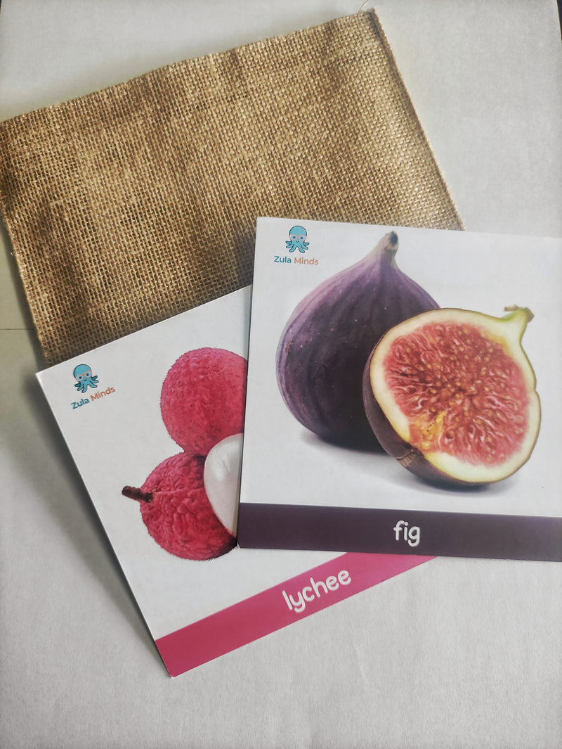 ZulaMinds Fruit Flash Cards