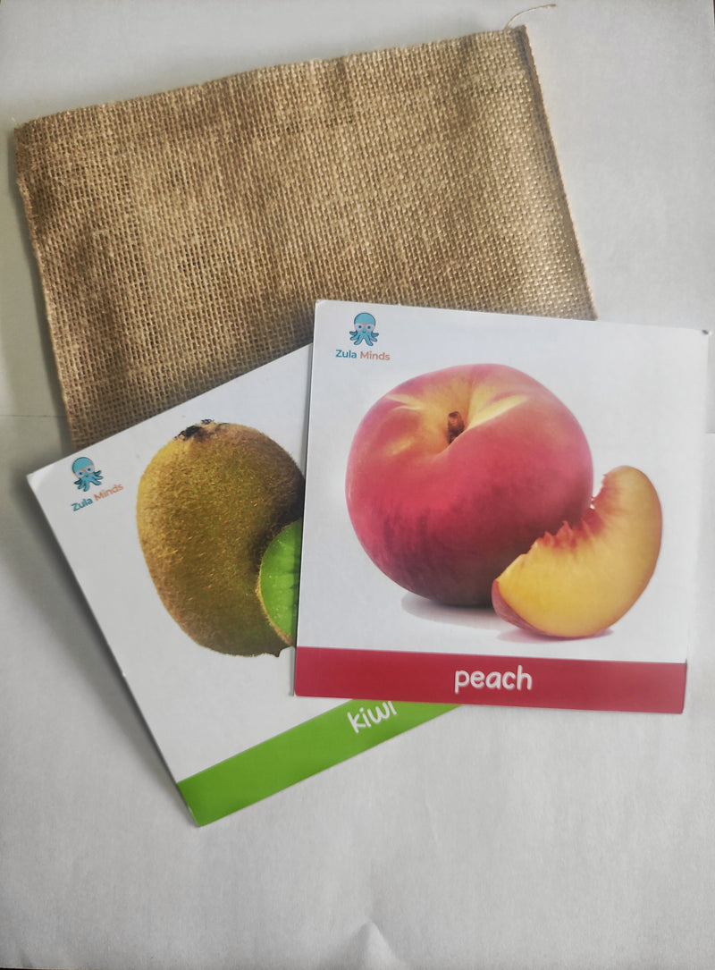ZulaMinds Fruit Flash Cards