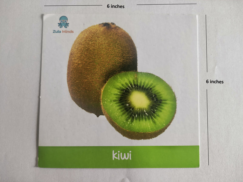 ZulaMinds Fruit Flash Cards