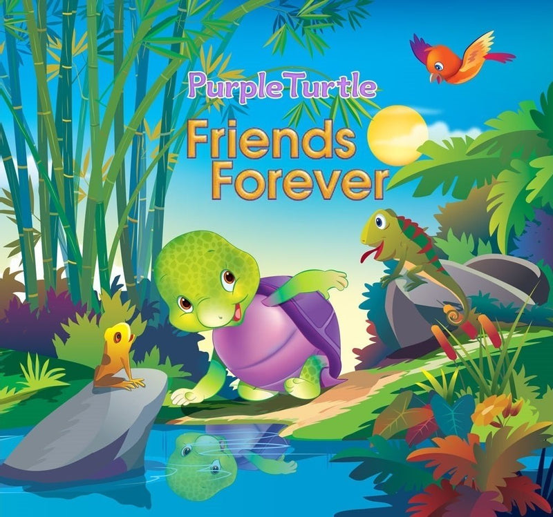 Purple Turtle Friends Forever