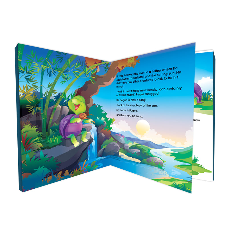 Purple Turtle Friends Forever