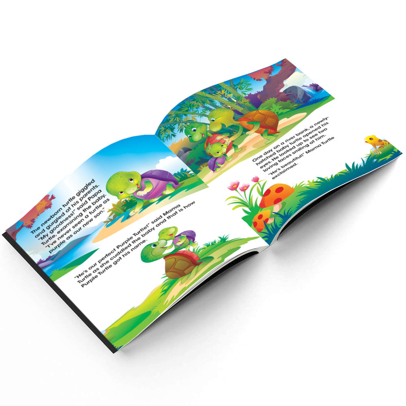 Purple Turtle Friends Forever