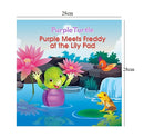 Purple Turtle - Purple Meets Freddy at the Lily Pad