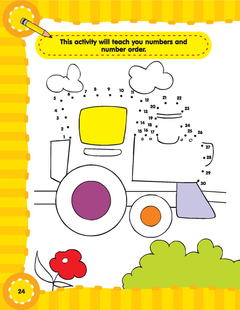 Fun with Dot to Dot Part - 2 : Interactive & Activity Children Book By Dreamland Publications 9781730176111