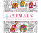 Animals - Adults Colouring Book with Tearout sheet