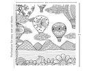 Travel - Adults Colouring Book with Tearout sheet