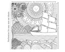 Travel - Adults Colouring Book with Tearout sheet