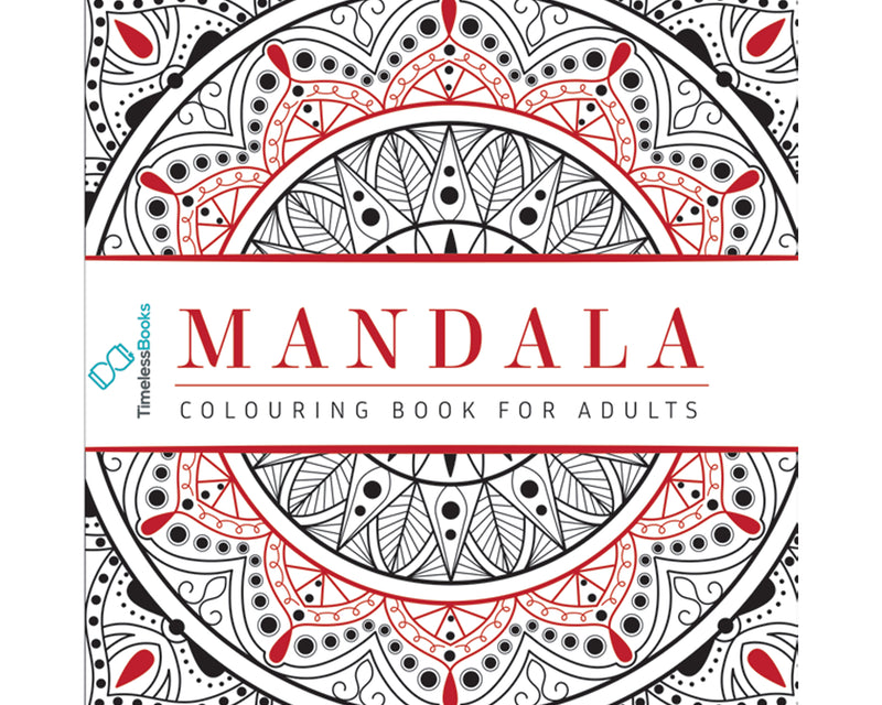 Mandala - Adults Colouring Book with Tearout sheet