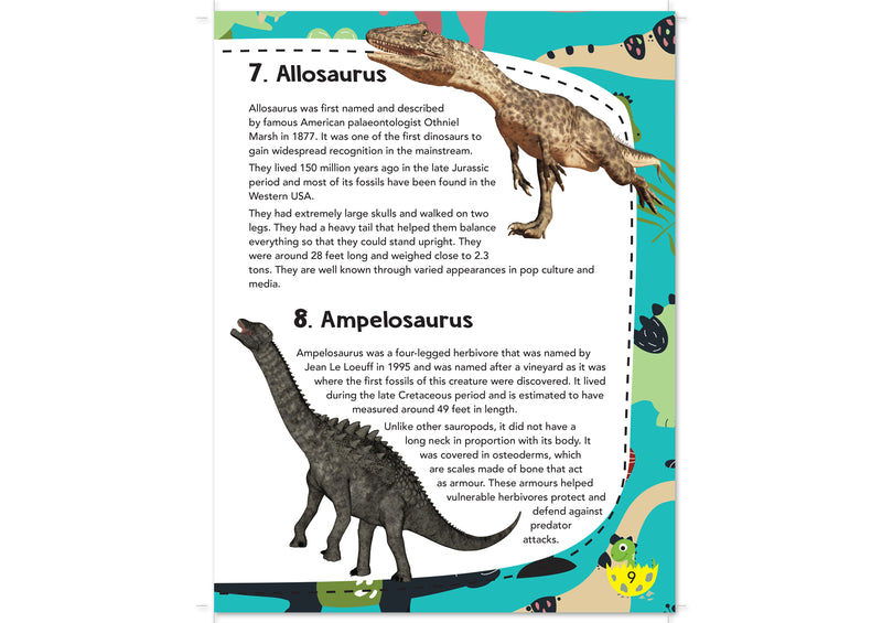 101 Dinosaurs - Encyclopedia for 7 to 10 year old kids