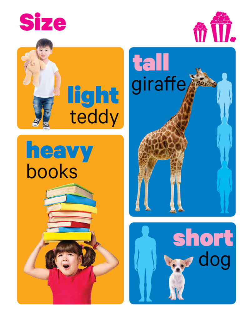 Early Learning Shapes, Sizes & Opposites - Board Book