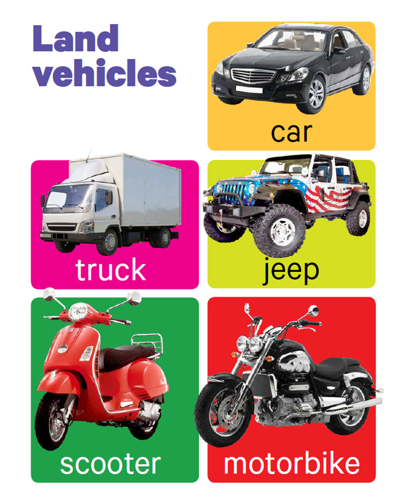 Early Learning Vehicles - Board Book