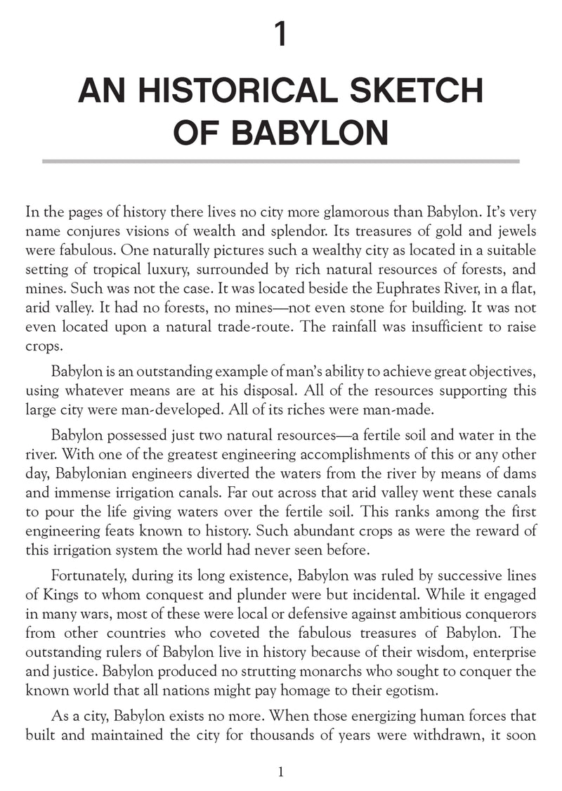 The Richest Man in Babylon