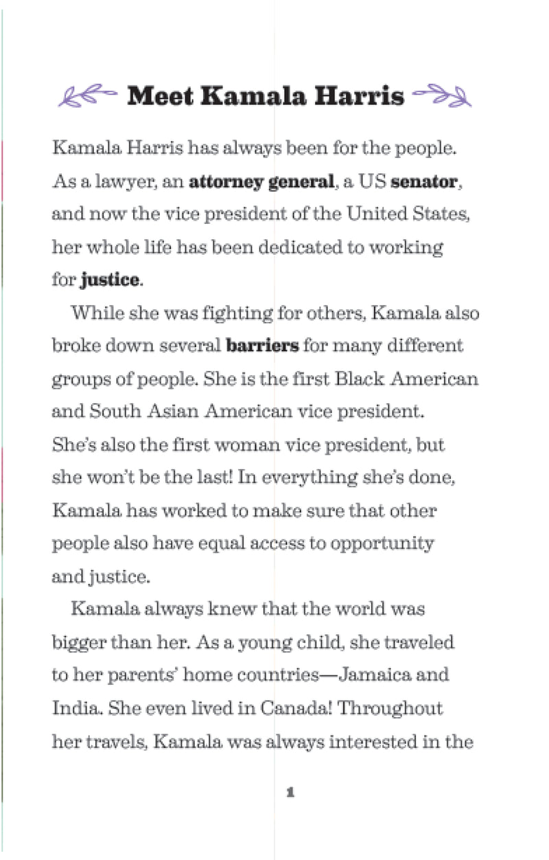 The Story of Kamala Harris: A Biography Book for New Readers