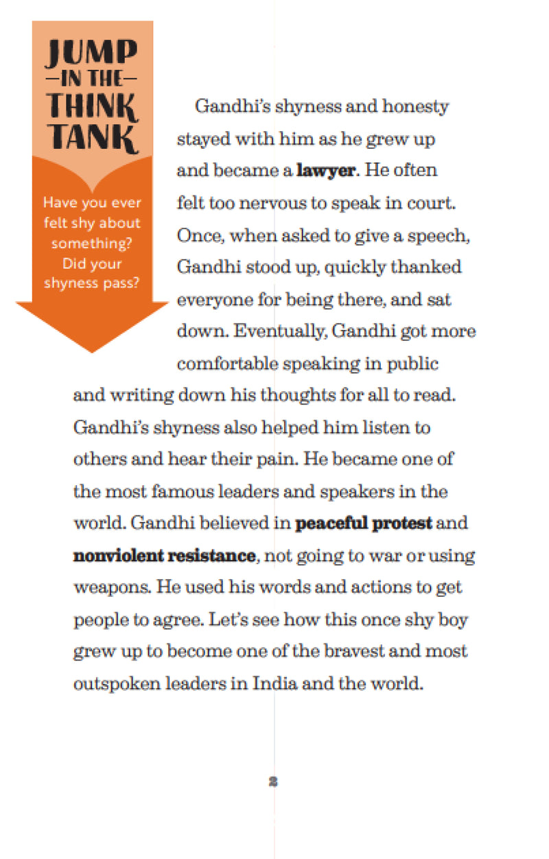 The Story of Gandhi: A Biography Book for New Readers