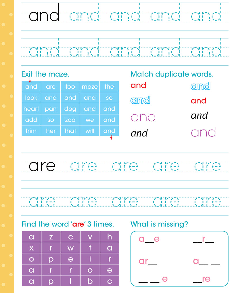 My Ultimate Sight Words Practice Workbook