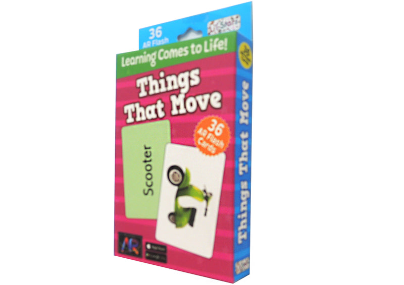 Things that Move - 36 AR Flash Cards for Children (My Ar Flash Cards)