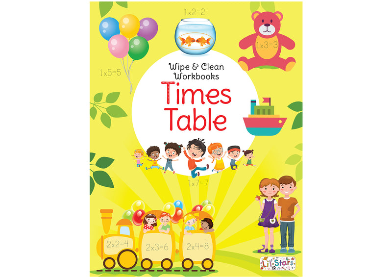 Times Table - Wipe & Clean Workbook with free Pen