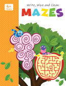 Mazes - Write, Wipe and Clean Book