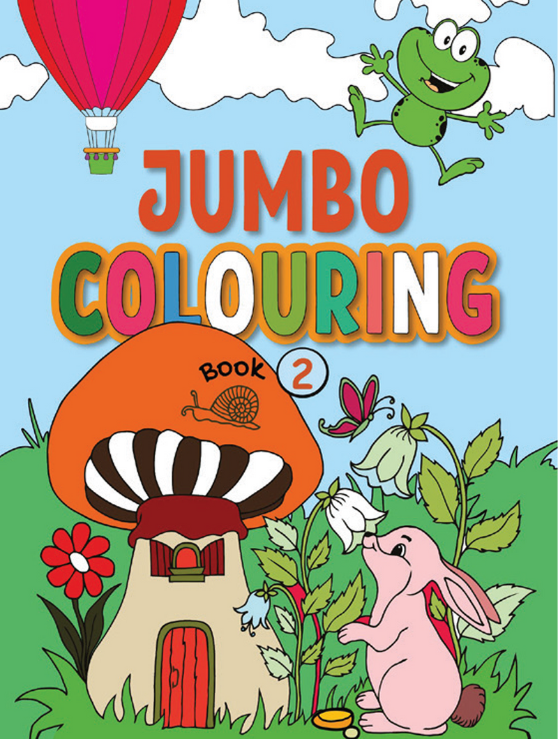 Big & Jumbo Coloring Book for Kids Ages 2-4: 100 Easy And Fun