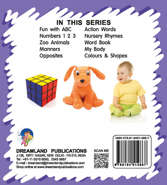 Kiddy Board Book - (10 Titels) Pack : Early Learning Children Book By Dreamland Publications