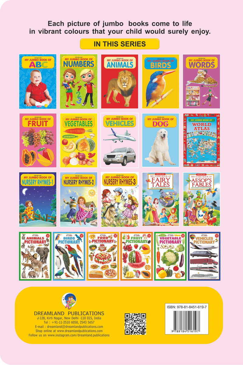 My Jumbo Book - VEHICLE : Early Learning Children Book By Dreamland Publications 9788184516197