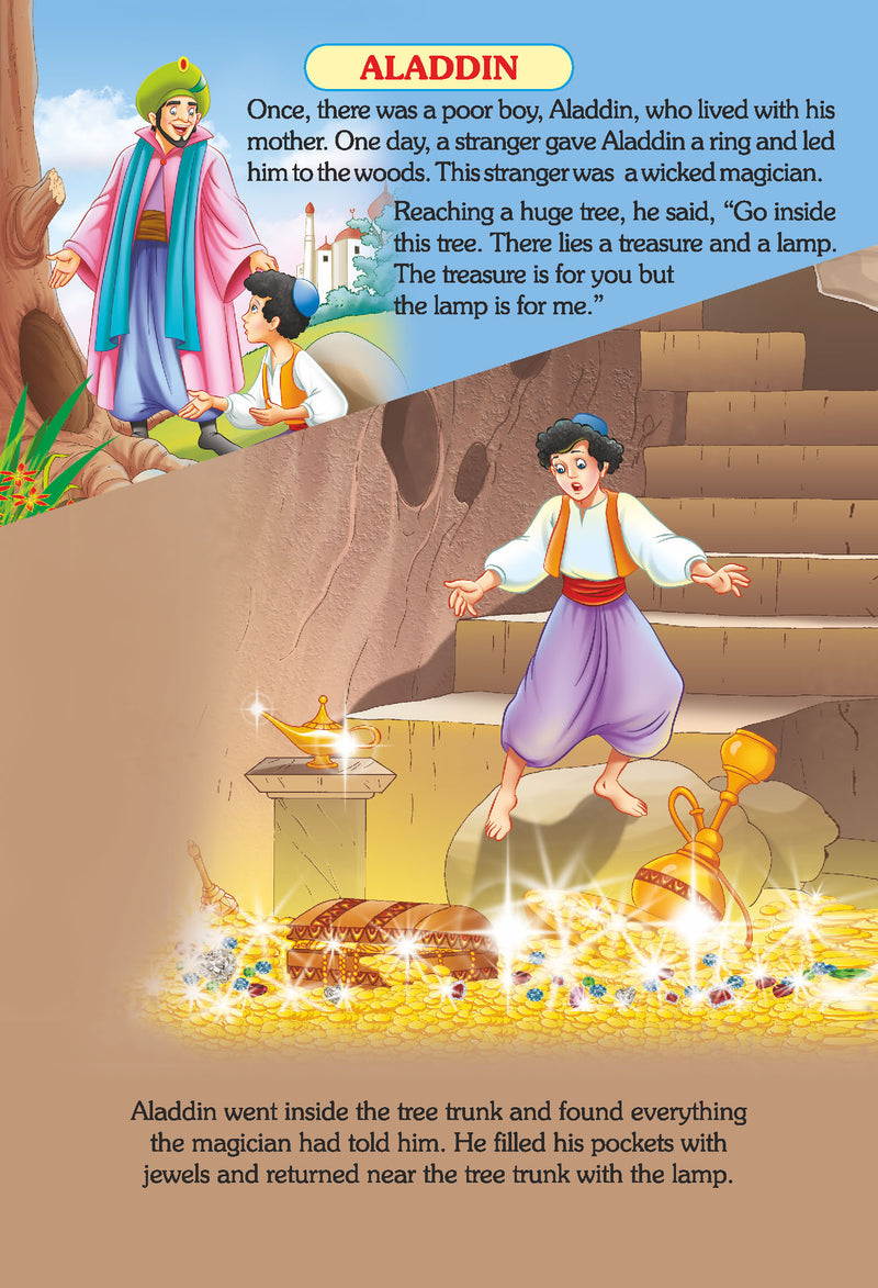 Pop-Up Fairy Tales - Aladdin : Story books Children Book By Dreamland Publications