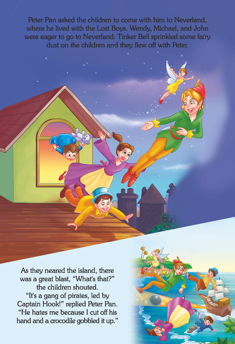 Pop-Up Fairy Tales - Peter Pan : Story books Children Book By Dreamland Publications 9788184517286