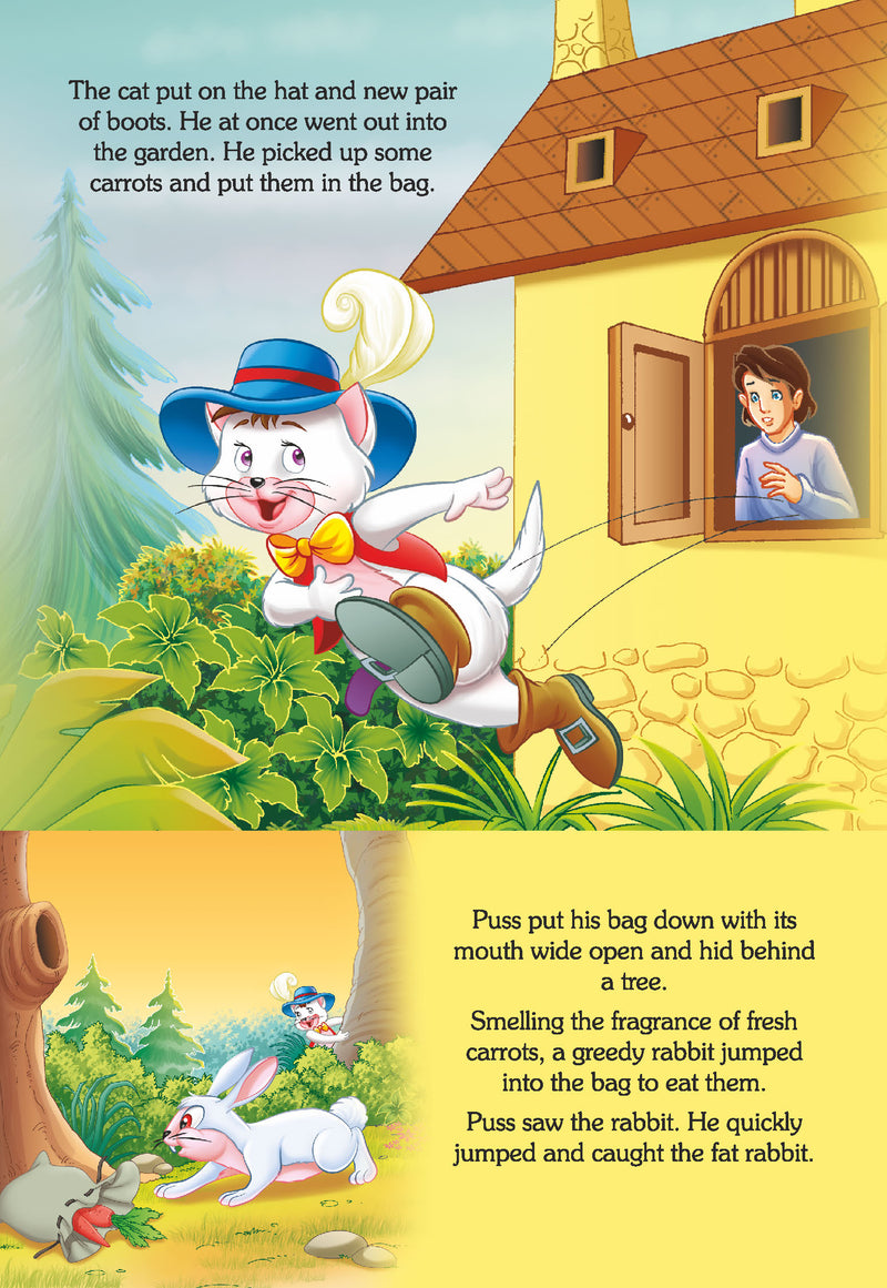 Pop-Up Fairy Tales - Puss In Boots : Story books Children Book By Dreamland Publications 9788184517293