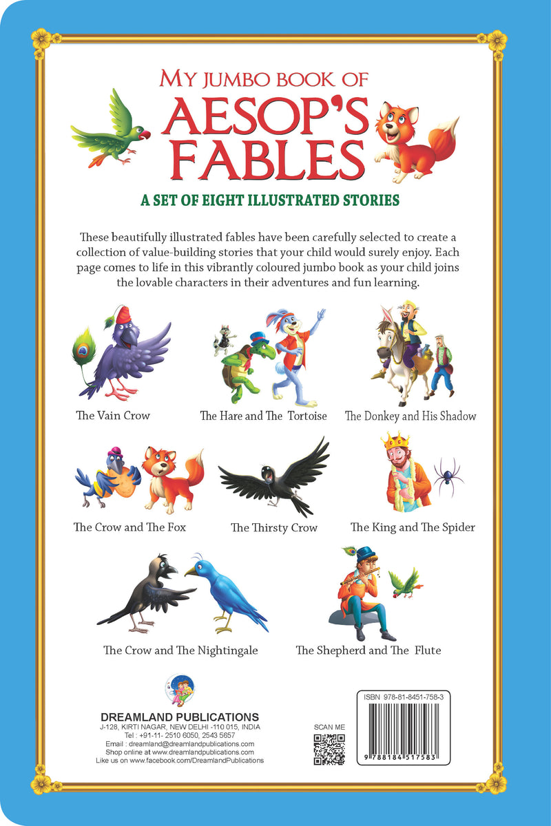 My Jumbo Book Of Aesop's Fables : Story books Children Book By Dreamland Publications 9788184517583