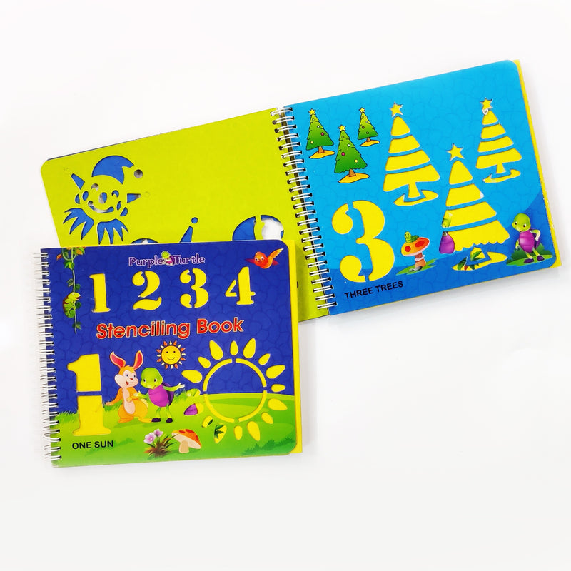 Stencils for kids : 1234 Stencil