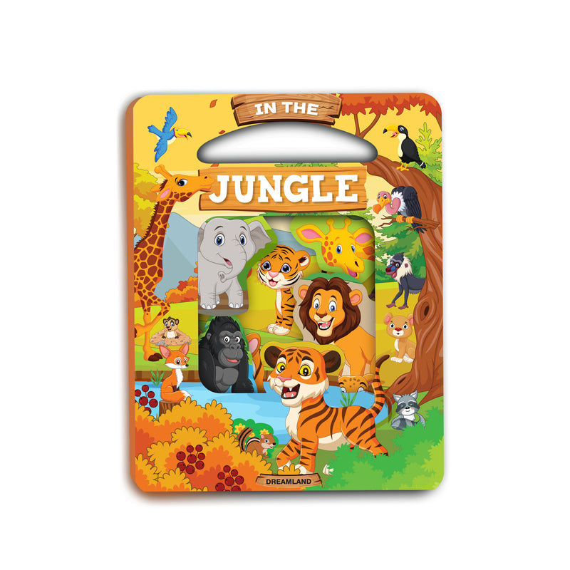 Die Cut Window Board Book - In the Jungle : Children Educational Picture Book By Dreamland