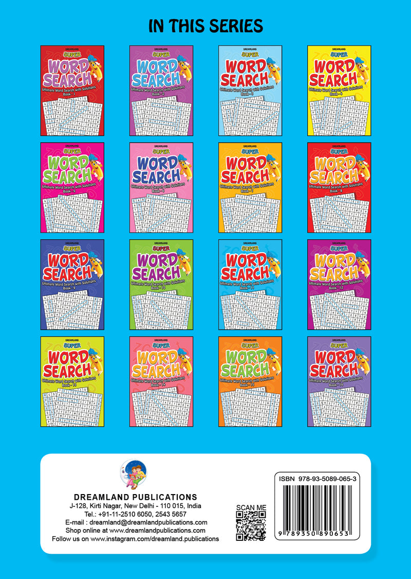 Super Word Search Part - 11 : Interactive & Activity Children Book By Dreamland Publications 9789350890653