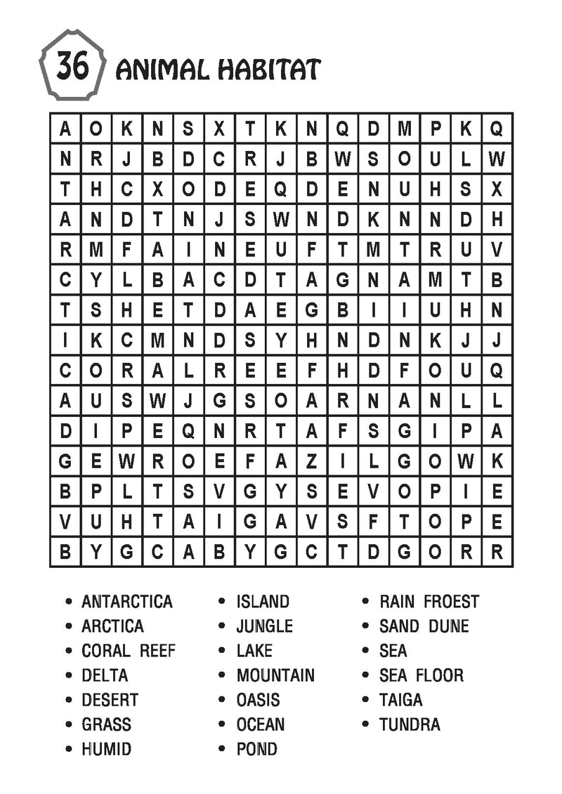 Super Word Search Part - 14 : Interactive & Activity Children Book By Dreamland Publications 9789350890684
