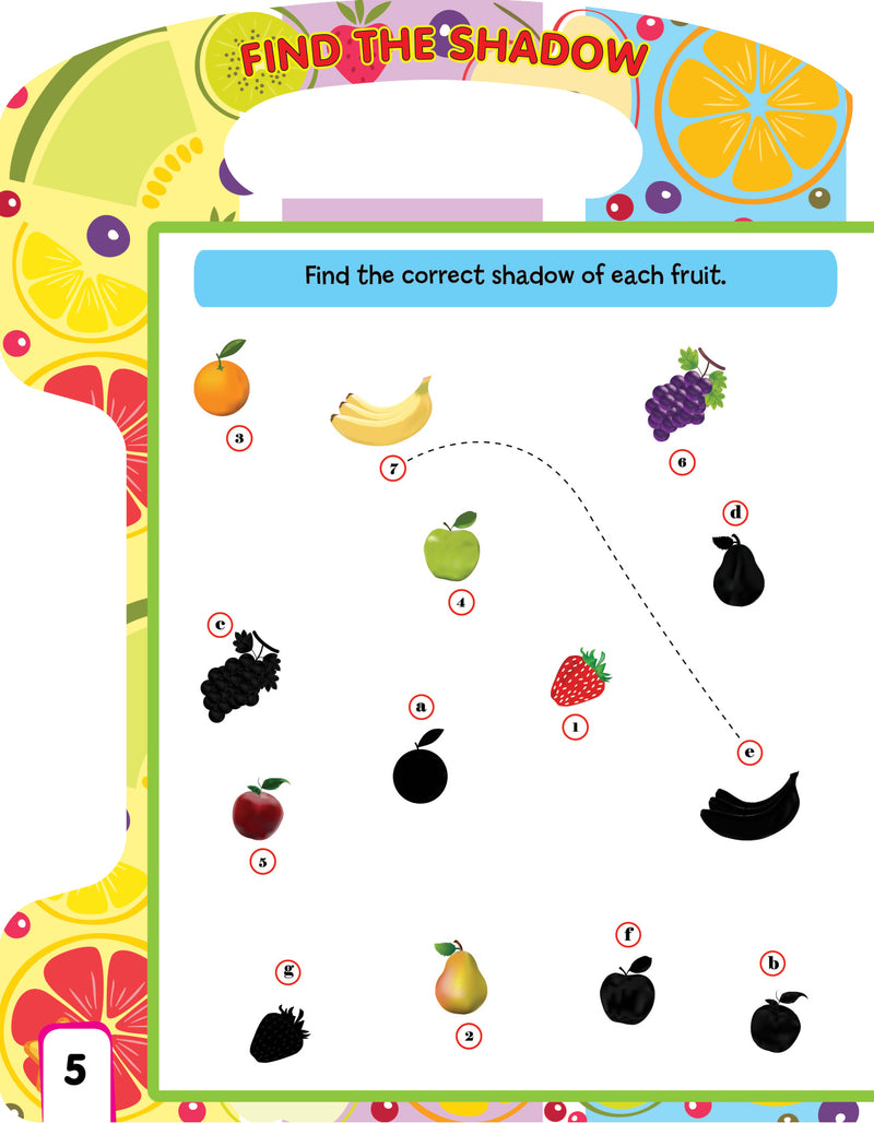 Write and Wipe Book - Fruit : Early Learning Children Book By Dreamland Publications 9789350891049