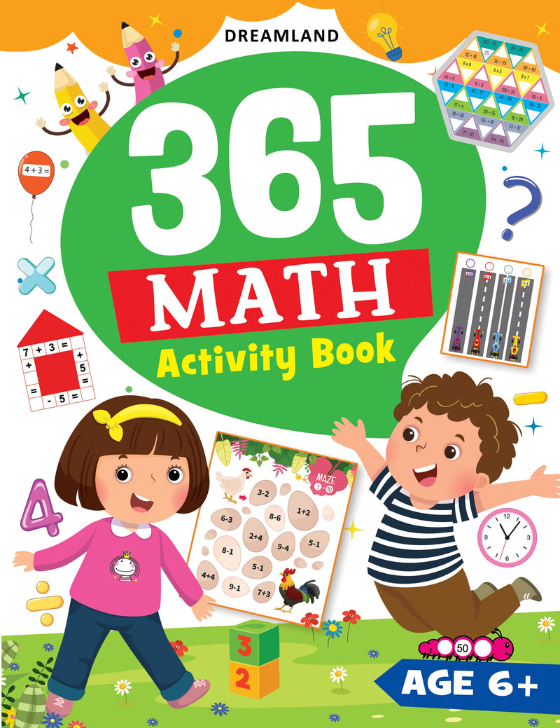 365 Math Activity : Interactive & Activity Children Book By Dreamland