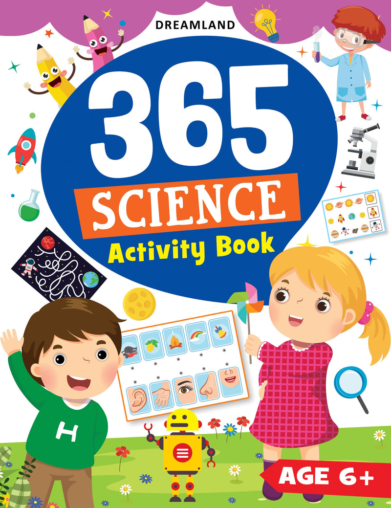 365 Science Activity : Interactive & Activity Children Book By Dreamland