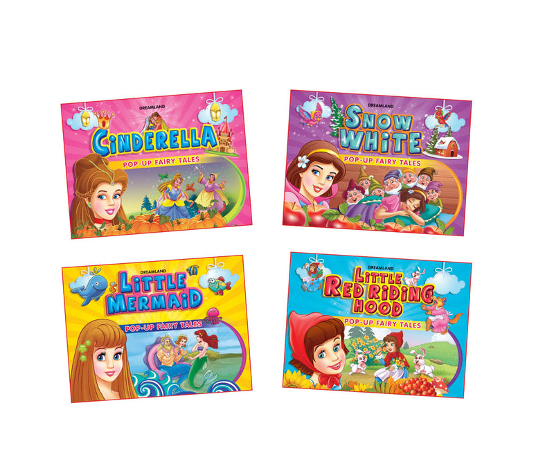 Pop Up Fairy Tales Pack-1 (4 titles) : Story Books Children Book By Dreamland Publications 9789350892220