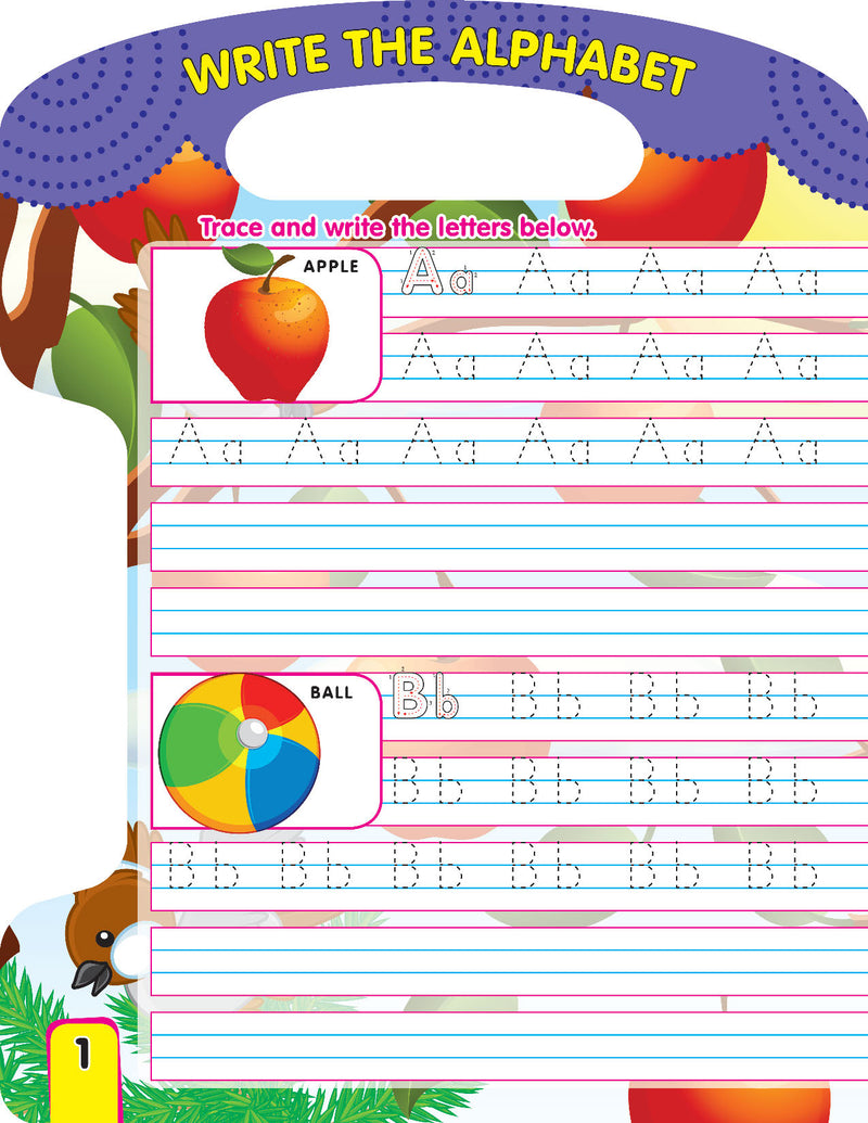 Write and Wipe Book - Alphabets : Early Learning Children Book By Dreamland Publications 9789350896556